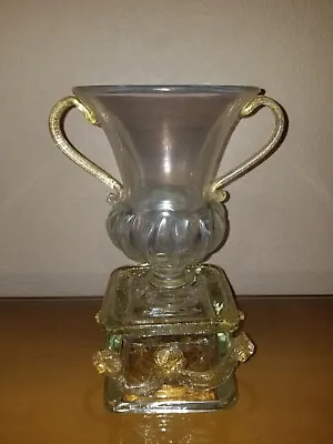 Buy Vintage Murano Glass Iridescent Trophy Vase • 280.33£