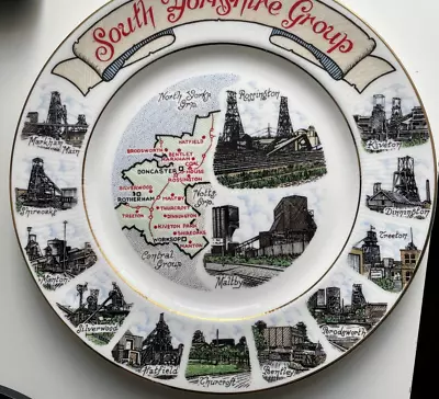 Buy Souh Yorkshire Group Edwardian Vintage Porcelain  Plate  NFD - FREE POST • 19.94£