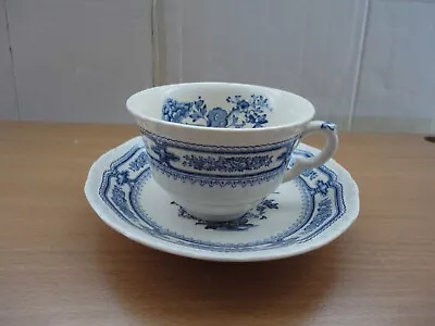 Buy Mason's Patent Ironstone China Cup & Saucer Set Blue  Manchu  Design Pattern • 0.99£