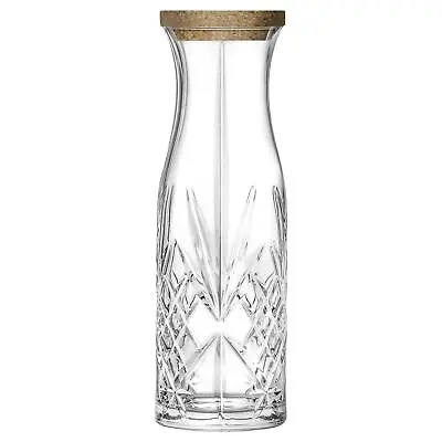 Buy 1x RCR Crystal 1L Melodia Glass Carafe With Cork Lid Wine Water Decanter Jug • 21£