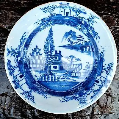 Buy Mid 18th Century English Antique Delftware Plate Attributed To Liverpool • 175£