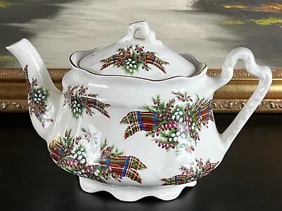 Buy Tartan Teapot, Arthur Wood Teapot, Antique Teapot, English Teapot, Scottish Teap • 94.41£