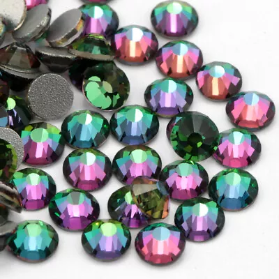 Buy 1440pcs Nail Art Rhinestones Flat Back Gems Art Deco Craft Crystal Glass Beads • 6.35£