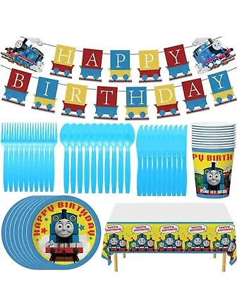 Buy Thomas Friends Birthday Party Tableware Theme Party Dinnerware Set Party • 13£