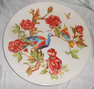 Buy Royal Stafford Andrew Tanner Peacock & Roses 32cm 13” Shallow Serving Platter • 26.99£
