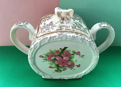 Buy Vintage C1947+ Sadler Pottery Tea Set Handled Lidded Sugar Barrel,Sugar Box🌸🌸 • 14.95£