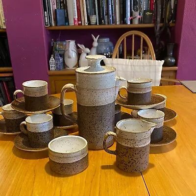 Buy Rye Pottery Iden Coffee Set.  1970s.  Excellent Condition. Dennis Townsend • 45£