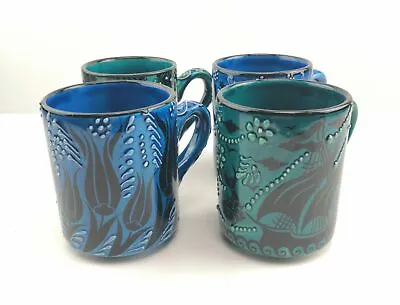 Buy Handmade Ceramic Tea/Coffee Mugs - Hand Painted Turkish Pottery • 11.99£