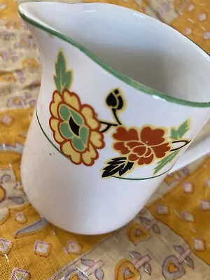 Buy Rare Vintage Palissy  Small Jug/ Creamer Mint Green 1980’s  Floral • 0.99£
