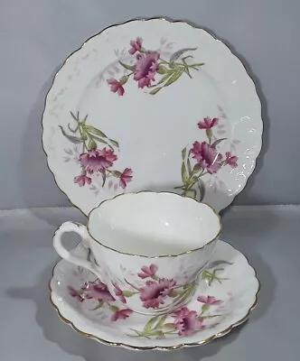 Buy Collingwood Antique Small Corn Flower Bone China Tea Trio Set Pink Cornflower 4 • 17£