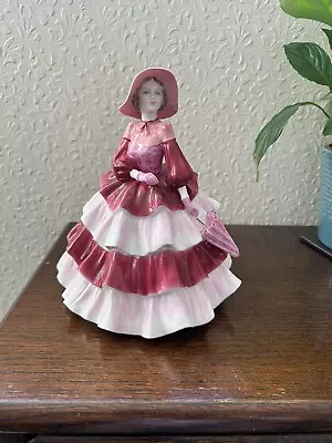 Buy Coalport China Lady Figure Doll Daphne Ladies Of Fashion Perfect Pink Dress • 25£