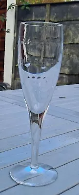 Buy Beautiful Crystal Glass Champagne With Lens Cut Pattern - 22cm • 12£