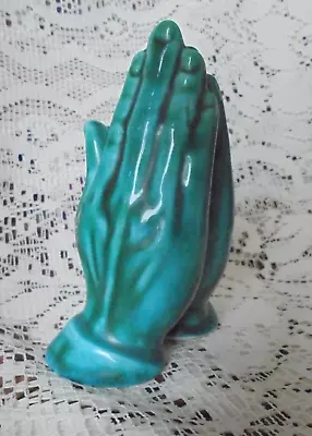 Buy Anglia Pottery Ceramic Praying Hands - Green - Ap210 • 9£