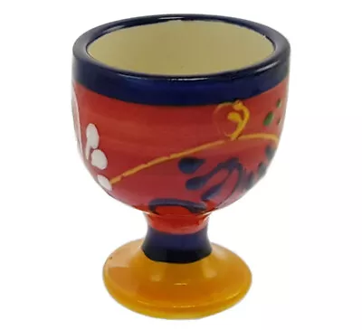 Buy Spanish Ceramic Egg Cup Holder 6 Cm X 5 Cm Spanish Handmade Ceramic Pottery   • 7.49£