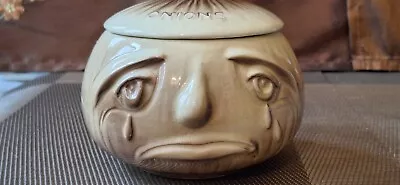 Buy Vintage Collectable SylvaC Ceramic Onions Pot With Tearful Face ~ 1960's  • 15£