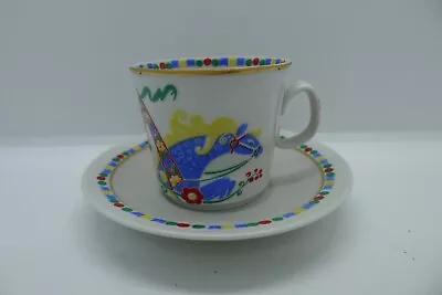 Buy USSR Lomonosov Tea Cup & Saucer Porcelain Horse Pony Carnival • 19.99£