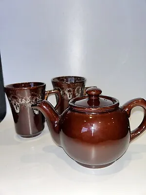 Buy Kernewek Pottery 2 Cups And Pot….(B3) • 19.95£