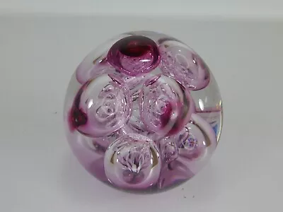 Buy Langham Glass Paperweight Signed Paul Miller • 14.95£