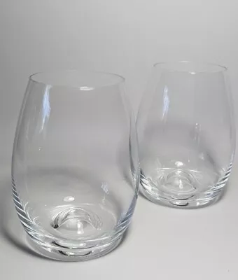 Buy 2 Dartington Crystal Stemless Glasses. Stunning. Wine Whisky Gin Mixer • 11.99£