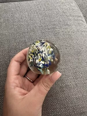 Buy Multi Colour Vintage Glass Paper Weight Collectable  • 10£