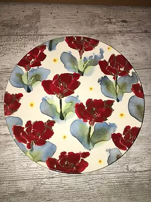 Buy Beautiful Dinner Plate, Poole Pottery, Poppy By Janice Tchalenko. More Available • 10£