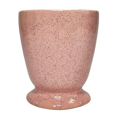 Buy Vintage 1962 Brush McCoy Pottery 503 Pink Fleck Speckled Planter Vase • 33.07£
