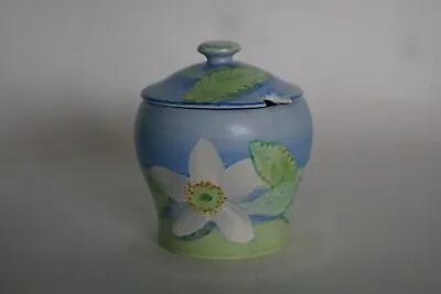Buy Grays Pottery ART DECO Abstr. Floral Preserve Pot & Cover - Pattern A1323 C.1933 • 24.95£
