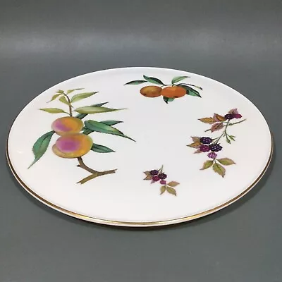 Buy Royal Worcester Bone China “ Arden “ Gateau Plate Evesham Design • 11.95£