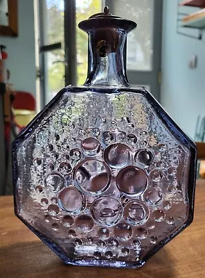 Buy Nanny Still (Finland) Glass Flask 'Stella Polaris' For Riihimäen Lasi 1960's • 110£