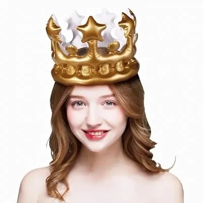 Buy Inflatable Adult Crown Street Party Fun Prop Decoration Fancy Dress - Coronation • 2.89£