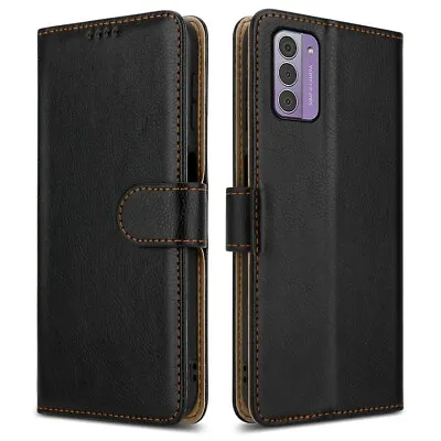 Buy For Nokia G42 5G Case, Leather Wallet Flip Stand Phone Cover + Screen Protector • 5.95£