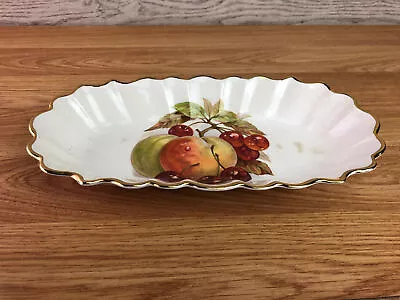 Buy Crown Devon Autumn Fruits Dish Gold And Fluted Edging  • 15.29£