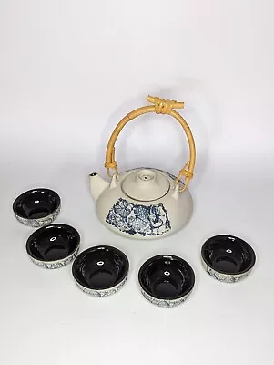 Buy Tenmoku Pottery Teapot/Cup Set • 45£