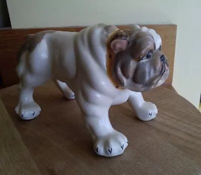Buy Crown Devon Fieldings 1940's Large British Bull Dog Figurine Excellent Condition • 48£