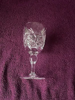 Buy BOHEMIA CRYSTAL - FLAMENCO DESIGN - WINE GLASS  (170ml)  17cm/ 6 3/4  • 15£