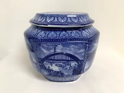 Buy Vintage Maling Ware Ringtons Tea Ceramic Caddy Northern Bridges & Windsor Castle • 34.95£