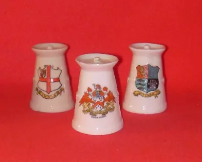 Buy Arcadian Crested China Milk Churns Oundle School , India , Mitcham Crests • 4.99£