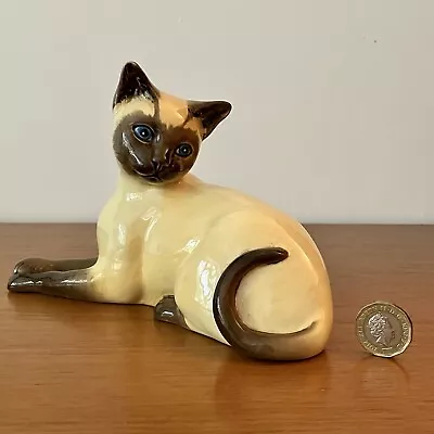 Buy Vintage Beswick Siamese Cat Figure 1558 • 14.99£