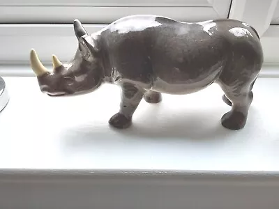 Buy Vintage Ceramic Melba Rhinoceros • 18£