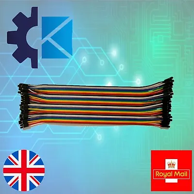Buy 40/80/160/320pcs Dupont Jump Wires Breadboard Cables For Arduino • 5.09£
