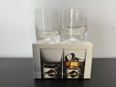 Buy Dartington Dimple Old-Fashioned Tumblers Glasses Whisky Crystal FT10/4 Pair X2 • 30£