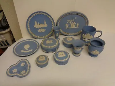 Buy Wedgewood Pottery Jasperware Collection Vintage Ceramic Job Lot 12 Items • 75£