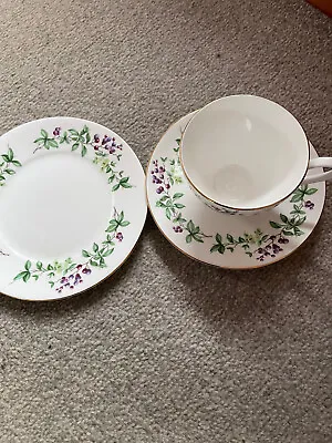 Buy Vintage Adderley Bone China Cup, Saucer And Plate • 4£