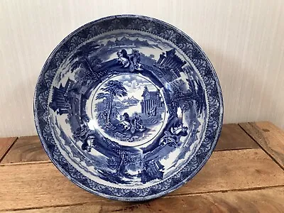 Buy Vintage 1930s Cauldon Pottery Chariot Pattern Large Footed Bowl 9  Diameter • 20£