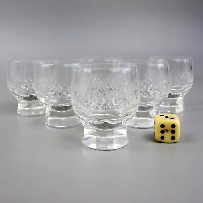 Buy Cut Crystal Shot Glasses / Tots. Vodka Liquor. Vintage Set. 40ml • 24.99£