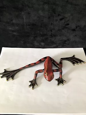Buy Old Tupton Ware-Jungle Frog-Xlge Size-Outstretched-Red • 38£