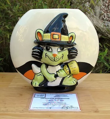 Buy Lorna Bailey Heggerty Wafer Vase Limited Edition 5/50 Oct 05 Certificate Witch • 120£