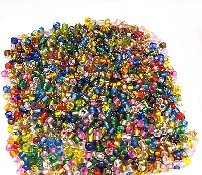 Buy 15g Approx 1000pcs Seed Beads Glass 2mm 11/0 Size Small Rainbow Czech • 3.35£