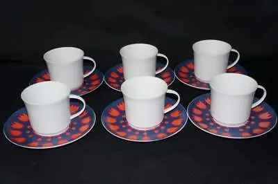 Buy 12 Pcs Thomas Porcelain Germany Tulip THO578 6 Cups And 6 Saucers • 33.56£