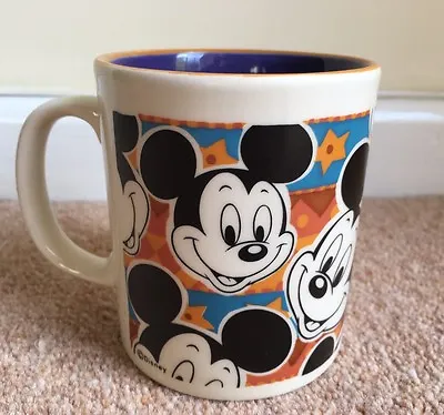 Buy Vintage Staffordshire Tableware England Disney Mickey Mouse Mug. Blue. Rare • 5.99£